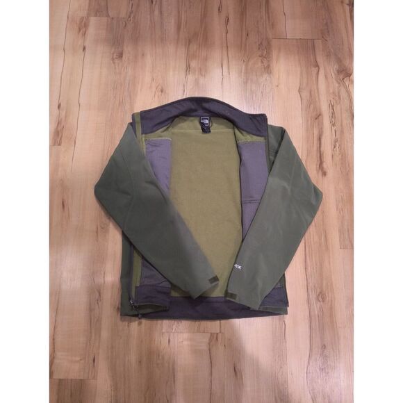 Men's North Face Soft Shell Jacket Green With Fleece Lining Size Small - Picture 6 of 10